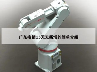 广东疫情13天无新增的简单介绍