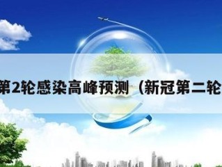 第2轮感染高峰预测（新冠第二轮）